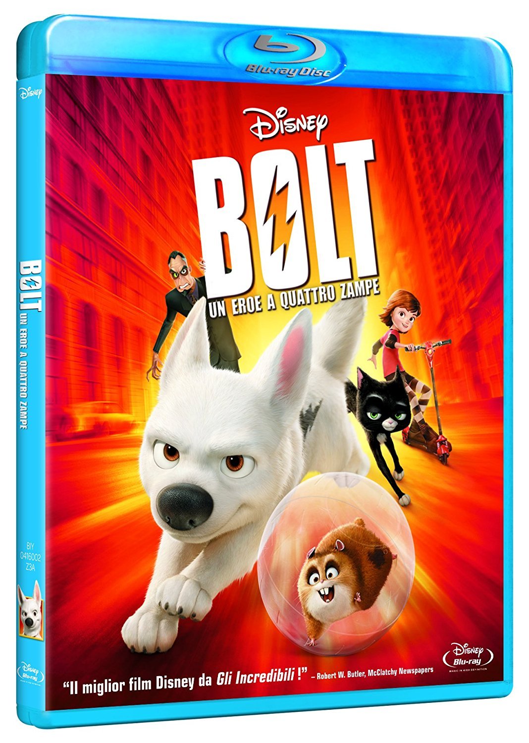 Bolt Un Eroe A Quattro Zampe [Italia] [Bluray] Amazon.es John Powell, Byron Howard, Chris