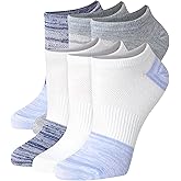 Hanes womens Performance No Show Socks, Lightweight X-temp Cooling Socks for Women, 6-pack