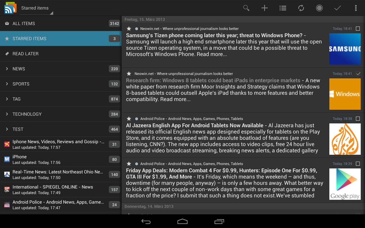 gReader | Feedly | The Old Reader | RSS | News:Amazon.es:Appstore for ...