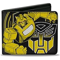 Transformers Optimus Prime Bifold Wallet - Vegan Leather With Conversion Scene Artwork