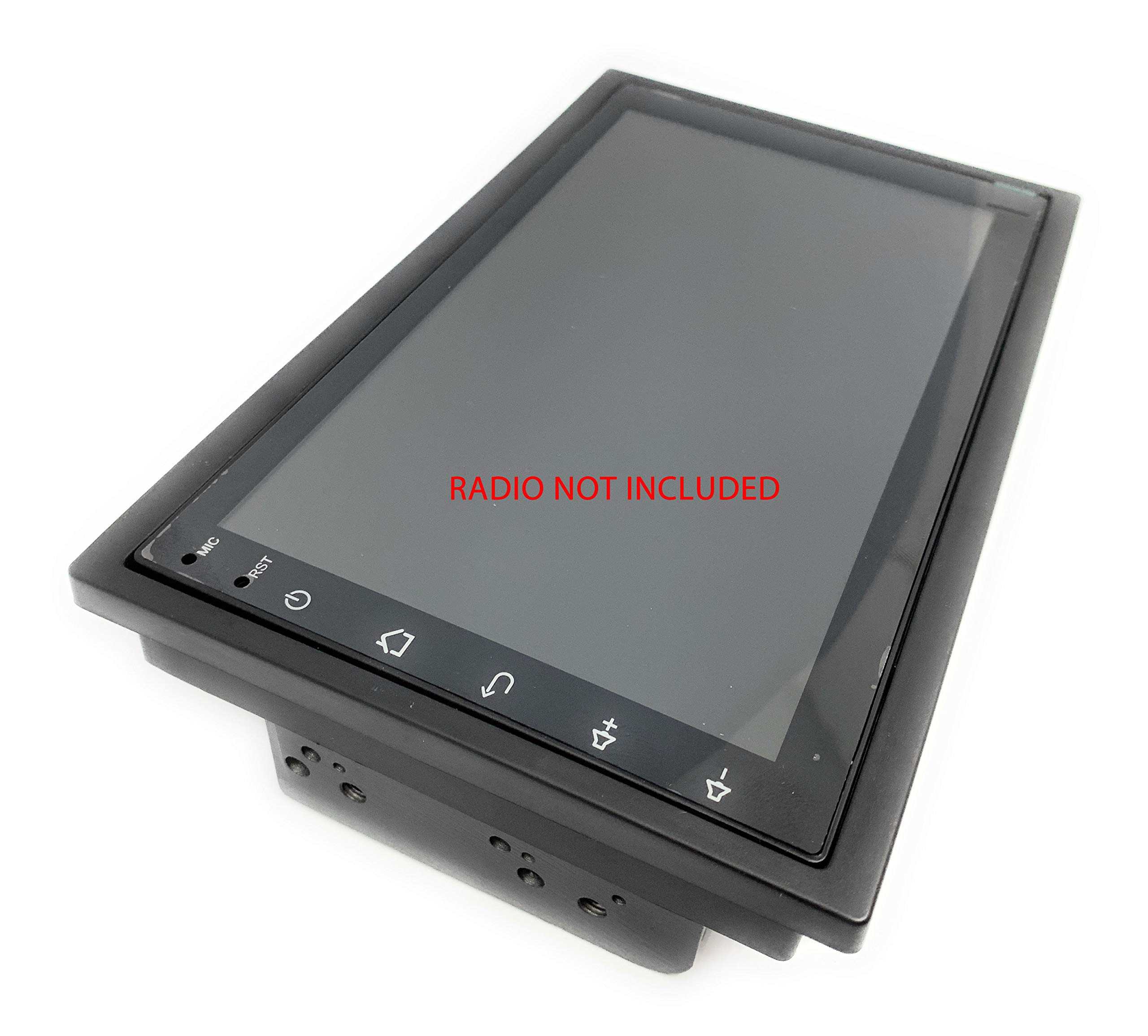 Sound-way Car stereo fitting trimming Radio frame for 2 DIN surround contour for chinese car radio 102x178 mm