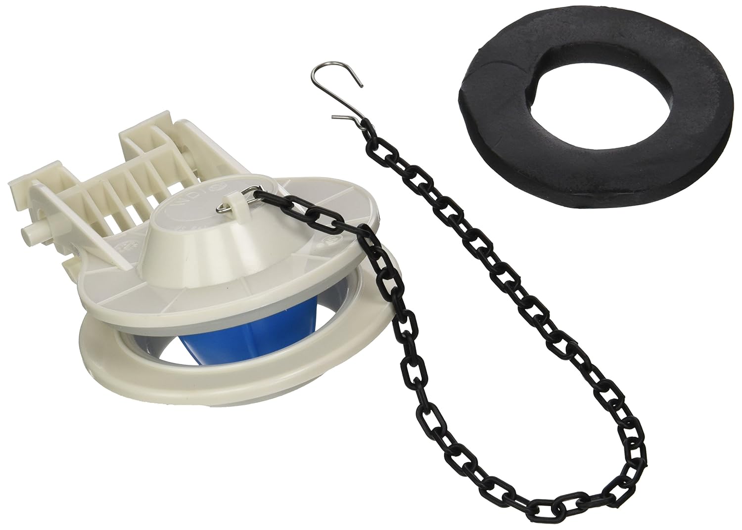 Toilet Flush Flapper Replacement Kit 2-inch - Fits Most Toilets