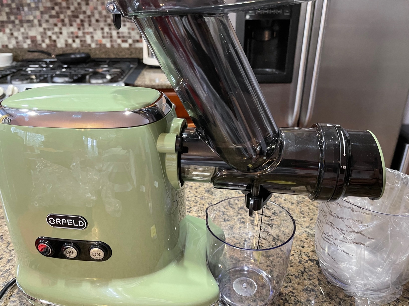 23/mo Finance Slow Juicer, ORFELD Cold Press Juicer with 90 Juice
