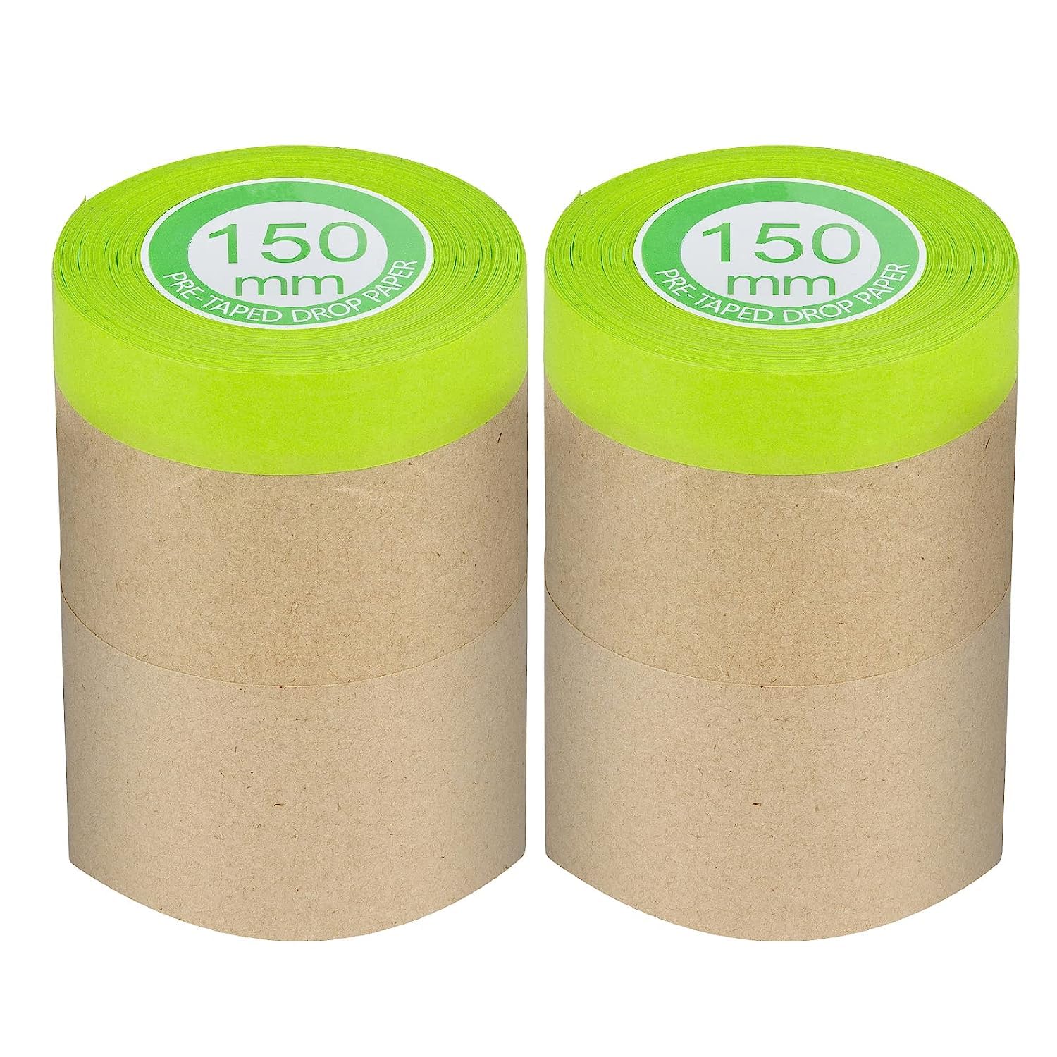 Rxinlucky 2 Rolls Masking Paper for Spraying,Car Masking Paper for Spraying,Brown Paper Tape,Carpet Protection Film,Masking Film for Furniture Carpet Protection Film (5.9" x 49ft (W*L))