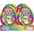 Choco Treasure Surprise Dino Eggs with Chocolatey Candy & Dino Toy | Tray of 10 Eggs | 18 Collectible Toys