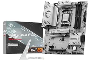 MSI B850 Gaming Plus WIFI6E Motherboard, ATX - Supports AMD Ryzen 9000/8000 / 7000 Processors, AM5 - DDR5 Memory Boost 8200+ 