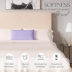 SUPREME ELEGANCE Light Pink Full Size Bed Sheets