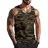 Mens Graphic Tank Tops Sleeveless Muscle Shirts Beach Palm Tree Hawaiian Gym Workout Tanks