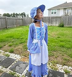 Meland Pioneer Dress for Girls - Colonial Floral
