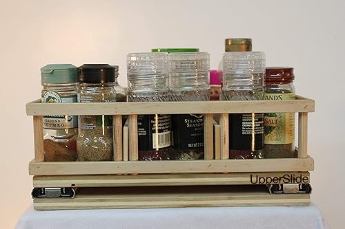 Amazon Com Pull Out Sliding Shelf Medium Spice Rack Caddy For
