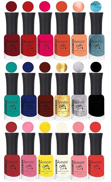 Avnoor Trending Velvet Matte Nail Polish Combo 7899