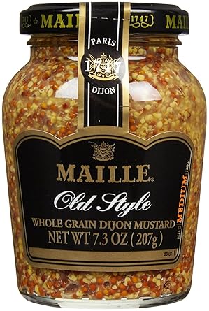 Amazon Com Maille Old Style Grain Dijon Mustard 7 3 Oz Grocery Gourmet Food