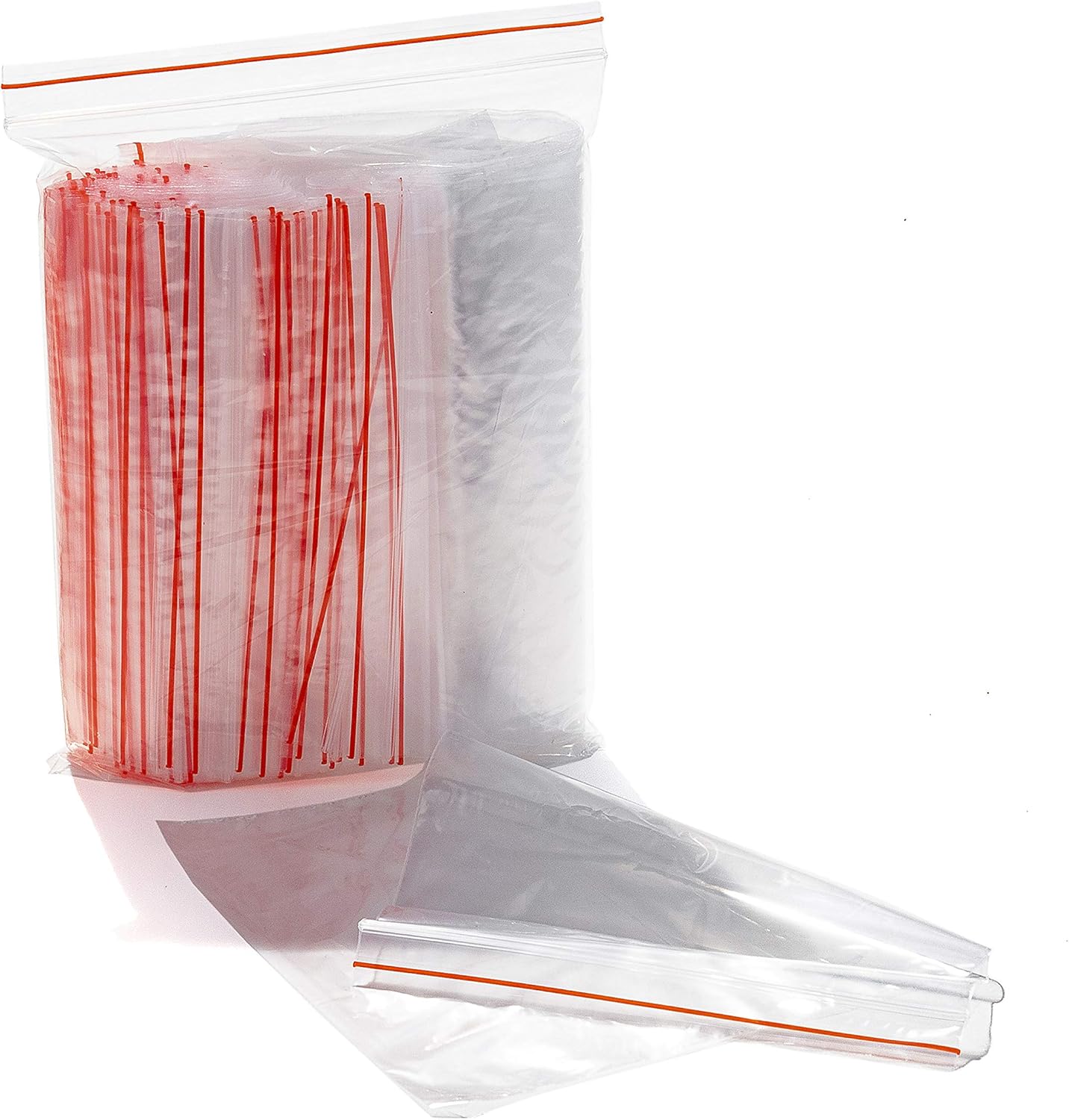 100x BUSTINE DI PLASTICA TRASPARENTI CON CHIUSURA ZIP BUSTA CONFEZIONE 14 X 20 CM Amazon.it