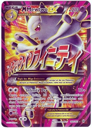 Pokemon 160 162 M Mega Tolle Mewtu Ex Full Art 210 Pv Reihe Xy Turbo Fr Impulson Xy8 Selten Neu Amazon De Spielzeug