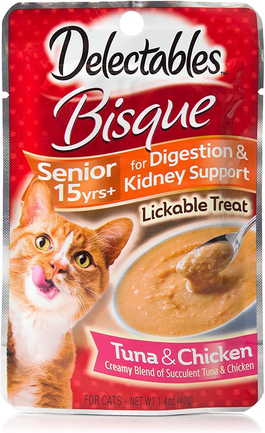 Delectables Lickable Wet Cat Treats - Tuna & Chicken, 1.4 Ounce (Pack of 12) : Pet Supplies