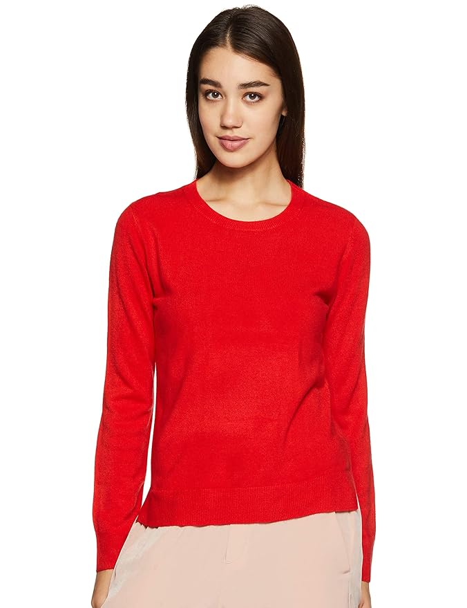 Buy Marks & Spencer Women's Jumper (T38/1895_Chilli_14) at Amazon.in