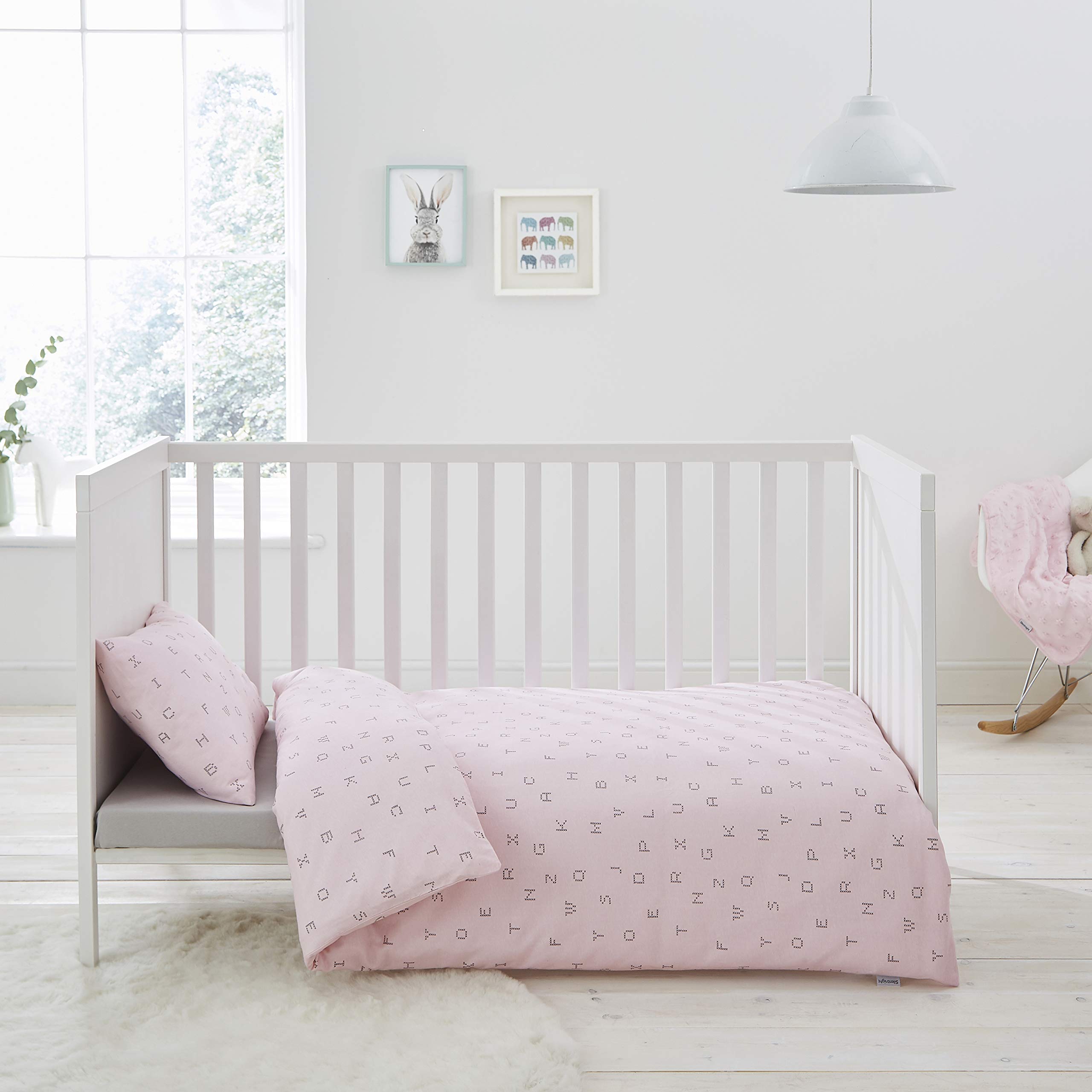 silent night cot bed duvet