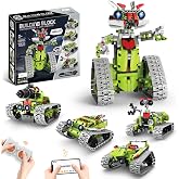 OUTOGO 5 in 1 STEM Robot Building Kit with APP Remote Control, 705 PCS Engineering Robot Toys for Kids Age 8-16, Science Coding RC Robotics Kit Birthday Gifts for Boys Girls 6 7 8 9 10 11 12
