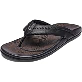 OluKai Hiapo Men's Leather Beach Sandal, Crafted Materials | Non-Marking Sole, Lightweight &amp; Durable, All-Day Comfort &amp; Support