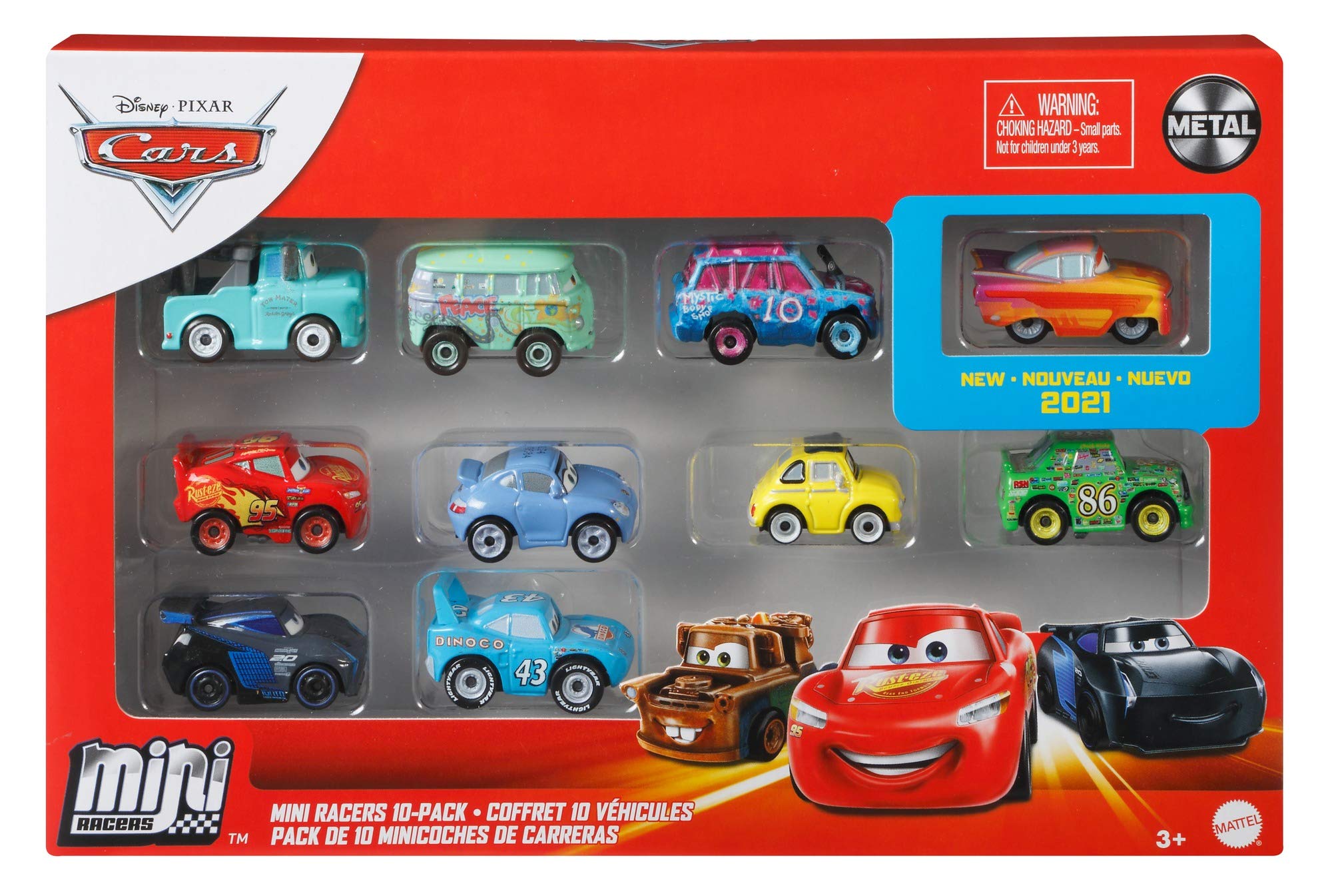 Mua Mattel Disney Pixar Cars Mini Racers 10 Pack of Collectible Toy ...