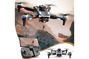 GENERIC Drone with 1080P Camera for Beginners Brushless Motor Drone, 2.4G WIFI FPV RC Quadcopter with HD 3, 360° Intelligent Obstacle Avoidance，Foldable Mini Drone Aerial Photography