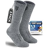 Juclise Alpaca Wool Heavyweight Thermal Boot Socks Hunting Hiking Working Thick Cold Weather Cushioned