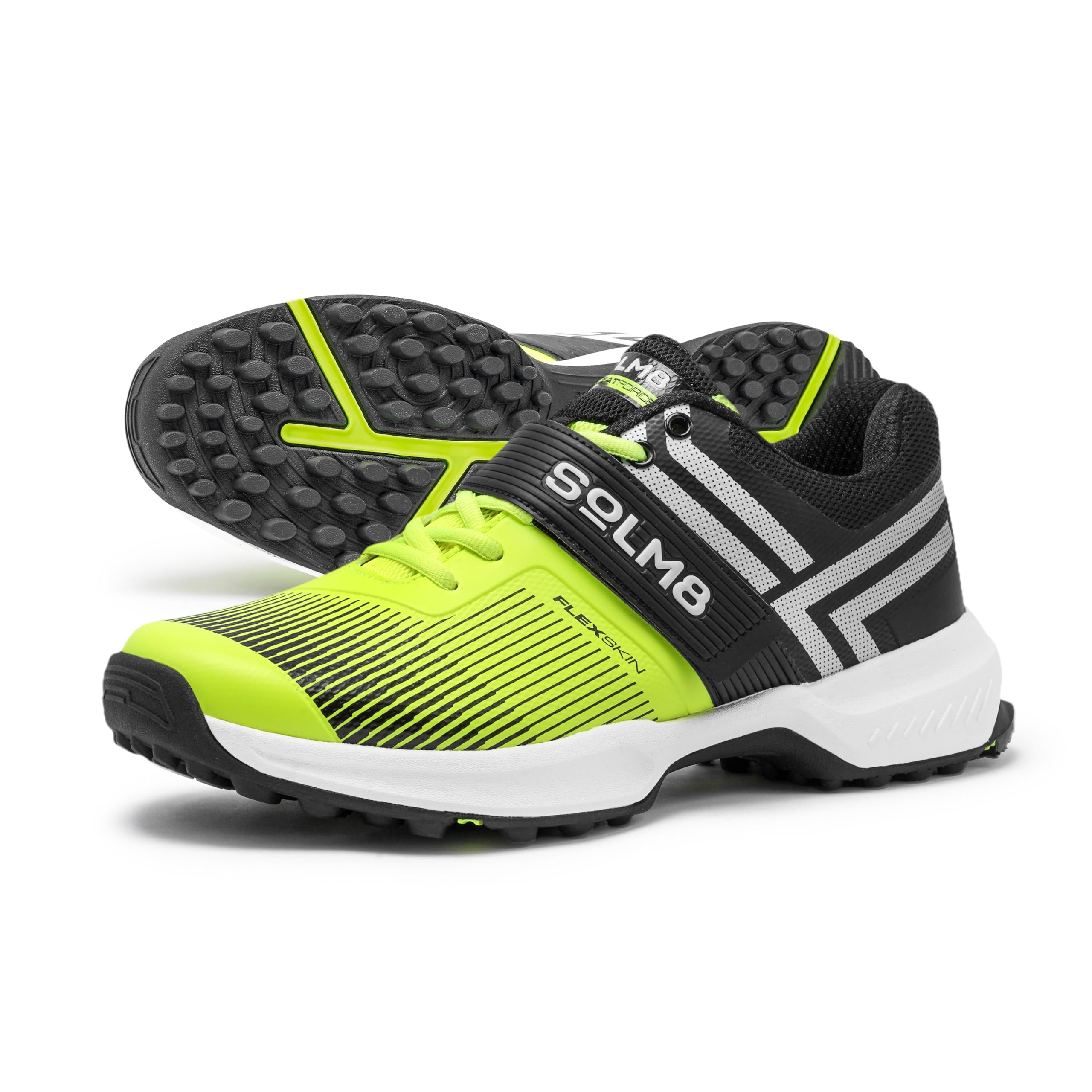 SOLM8 S8 Cricket Shoes - Rubber Spikes Professional