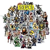 Babymiu Game Stickers(50 Pcs,Large Size). Viedo Game Fight Gaming Vinyl Decals Gifts Merch Party Supplies for Water Bottles Skateboard Luggage Laptop Kids Teens Adult