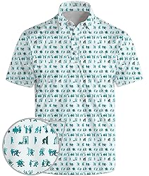 Funny Golf Shirts for Men Crazy Short Sleeve Golf