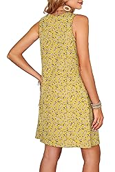 OFEEFAN Yellow Dress Women Summer 2025 Sundresses