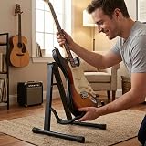 CAIHONG Guitar Stand Floor Folding A Frame Universal for Acoustic Electric Bass view 7