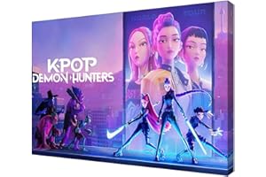 COMOR deman huntors poster For Fans Kids Birthday Party Decorations Gifts-deman huntors Posters Canvas Prints Picture For Teen Boy girls Bedroom Decor (KP2,12L x16W)