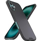 Smartish® iPhone 16 MagSafe Case - Gripmunk Magnetic Slim Case [Lightweight + Protective] Thin Grip Cover with Microfiber Lining for Apple iPhone 16 - Black Tie Affair