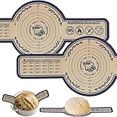 KLOSN Large Silicone Bread Sling for Dutch Oven, 2 Pack (10" Round) – Non-Stick & 500°F Heat Resistant Sourdough Mat, Easy to