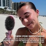 Denman Boar Bristle Hair Brush Style & Shine Smoother Pink Crush D81M view 4