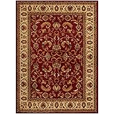 Home Dynamix Royalty Elati Traditional Area Rug 7'8"x10'4", Oriental Red/Ivory