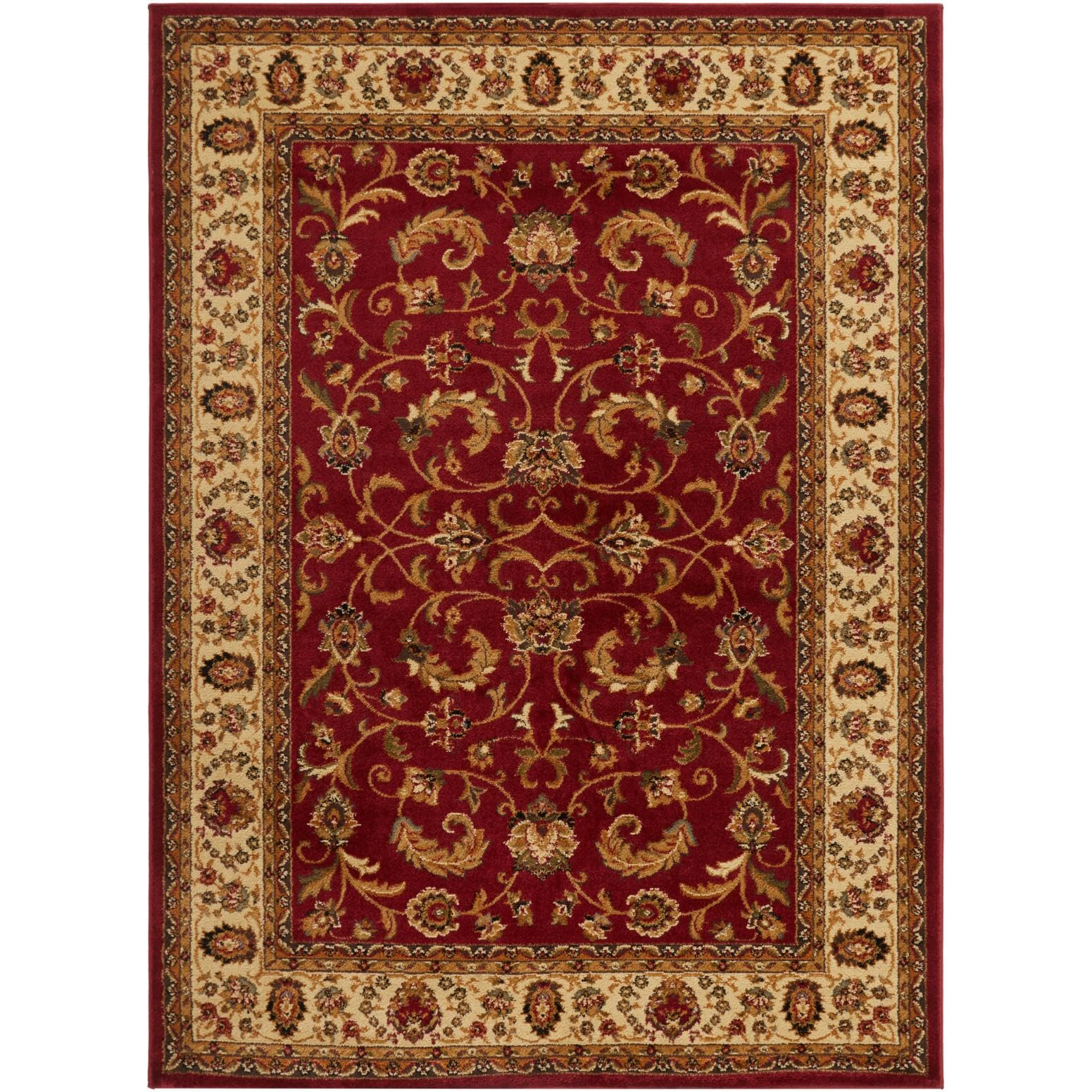 Photo 1 of Home Dynamix Royalty Elati Traditional Area Rug 7'8"x10'4", Oriental Red/Ivory