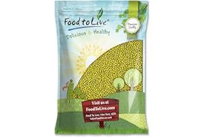 Food to Live - Mung Beans, 10 Pounds, Whole, Dried, Raw Moong, Kosher, Vegan, Sirtfood, Bulk Green Gram, Low Sodium, Good Sou