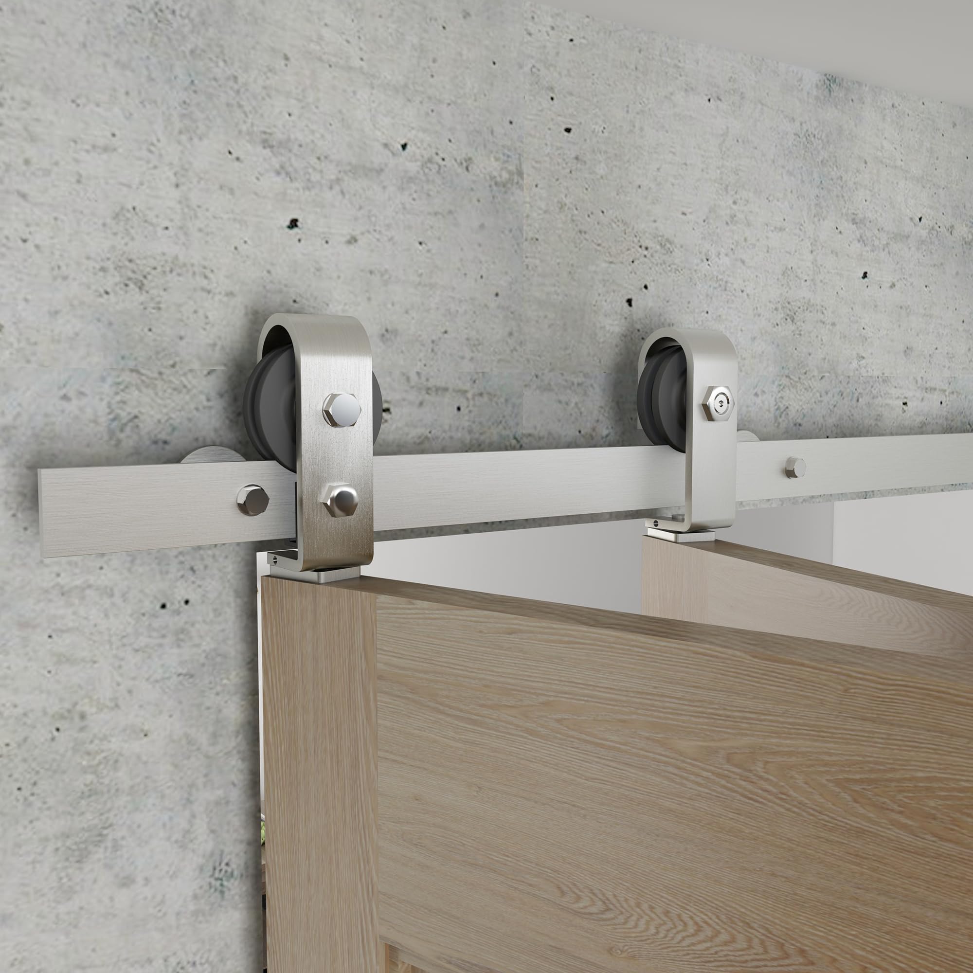 Mua 40'' BiFold Sliding Barn Door Hardware Track Kit for Two 18