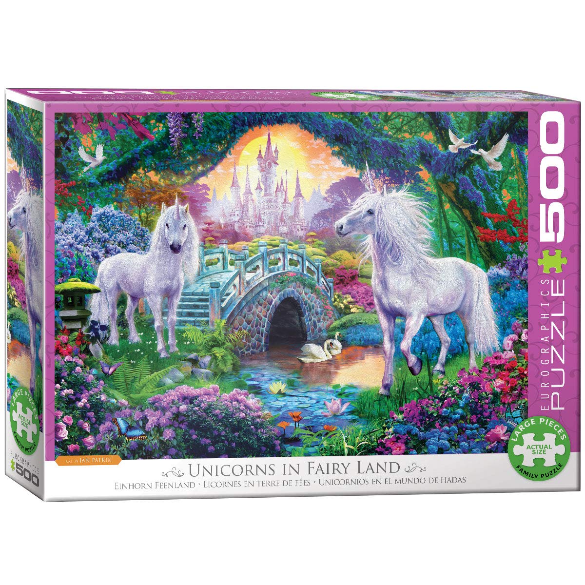 Unicorns in Fairy Land by Jan Patrik 500-Piece Puzzle