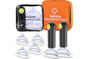 ANGEER Choking Rescue Device, Anti Choking Device for Baby and Adults, EasyPumpVac Airway Suction Device, First Aid Kit for Children and Adults - Home Kit - 2Pack