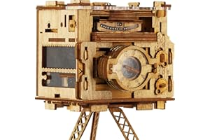 iDventure Cluebox PRO - Sherlock's Camera - Escape Room Game - sequential Puzzle Box - 3D Wooden Puzzle for Adults - Brain Teaser - Birthday Gift Gadget for Men and Women - Money Box