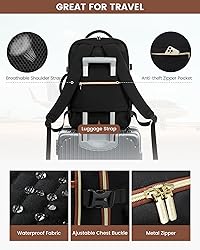 LOVEVOOK Travel Backpack for Women, Carry on