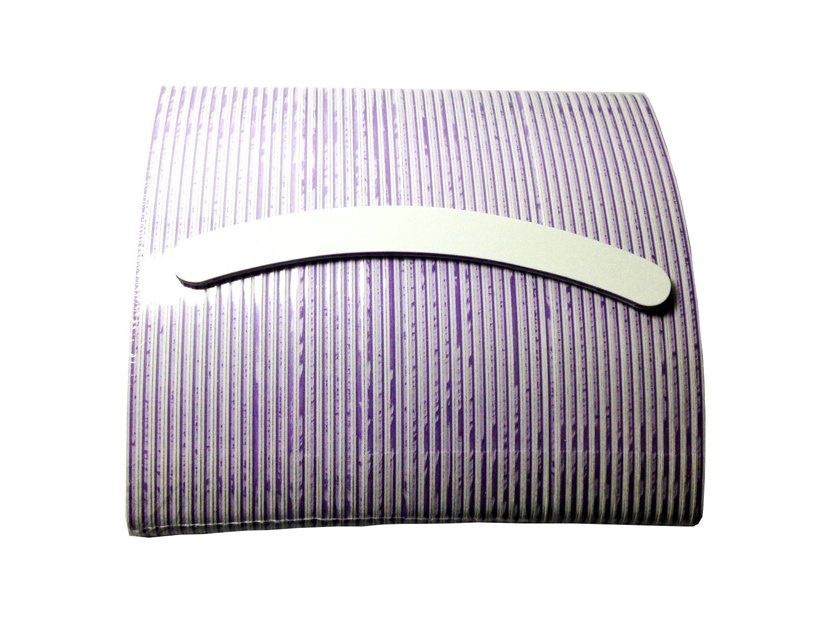 KM-Nails 50 x White Professional Files 100/180 Curved Nail File Made in Germany Top Quality
