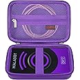 Elonbo Carrying Case ​for WALABOT DIY 2 - Advanced Stud Finder and Wall Scanner, Walabot In-Wall Imager Travel Bag, 3D Imaging Sensor Storage Holder, Extra Mesh Pocket Fits Charging Cable, Purple