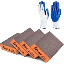 Amazon.com: Afruxy Sanding Sponge Super High-Density Sandpaper ...