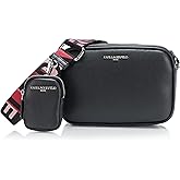 KARL LAGERFELD womens Maybelle Solid Crossbody With Small Pouch