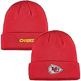 NFL Kids Youth 8-20 Officially Licensed Sideline Sport Knit Cold Weather Cuffed Beanie Hat