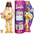 Barbie Cutie Reveal Doll, Kitty Plush Costume, 10 Surprises Including Mini Pet & Color Change