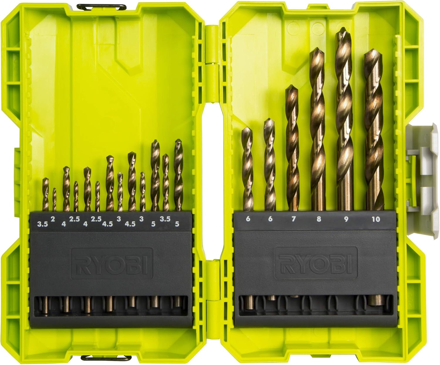 Ryobi 5132004390 RAK19HSS2 19pcs HSS Drill Bit Set, 19 Piece - Image 3